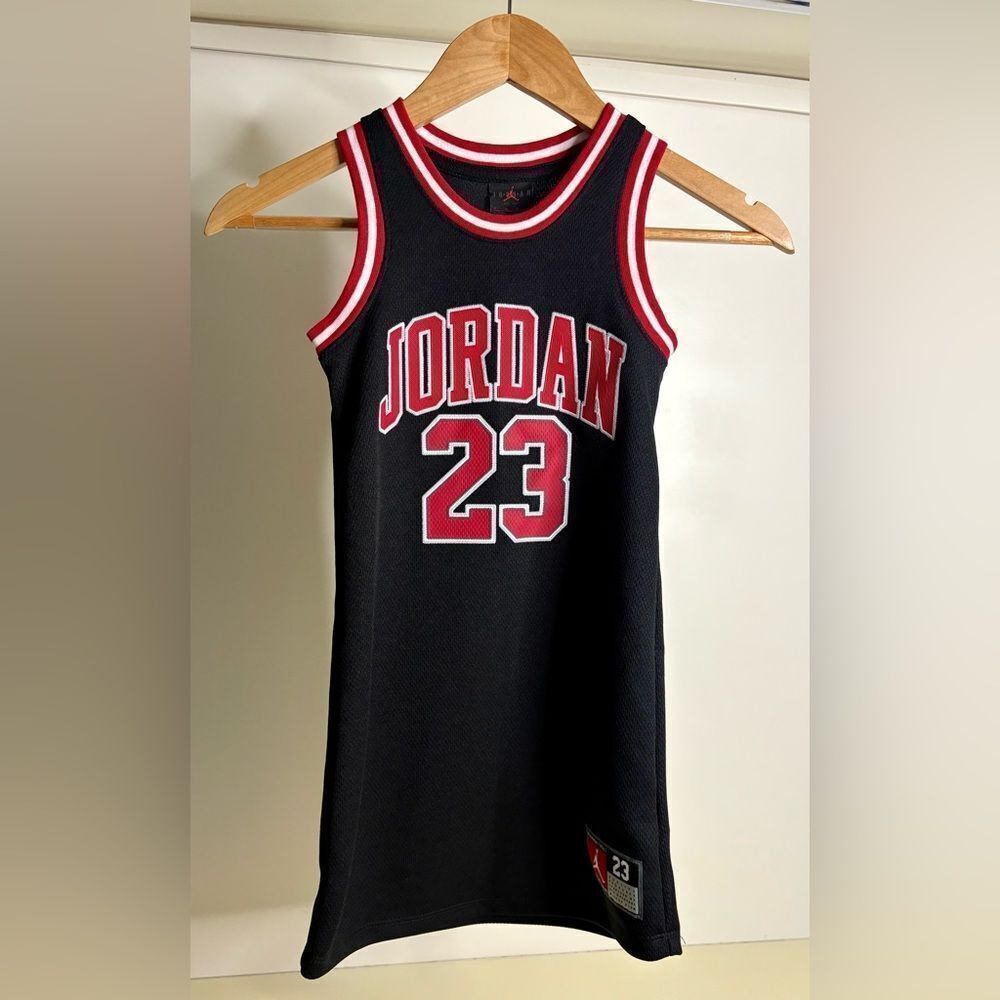GirlsJordan Black and Red Sleeveless Jersey